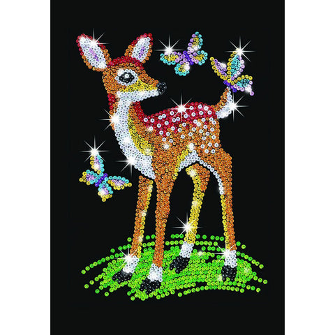 Amber BUTTERFLY - Sequin Art® Red Range, Sparkling Arts and Crafts Pic -  GeospacePlay